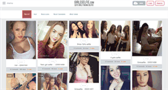 Desktop Screenshot of girlsselfie.com