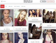 Tablet Screenshot of girlsselfie.com